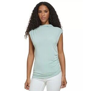 Calvin Klein Women's size XL Sleeveless Asymmetric Hem Matte Jersey Top